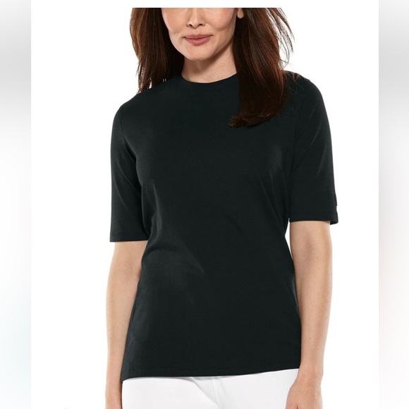 Coolibar Women's Morada Everyday Short Sleeve T-Shirt - Picture 2 of 7